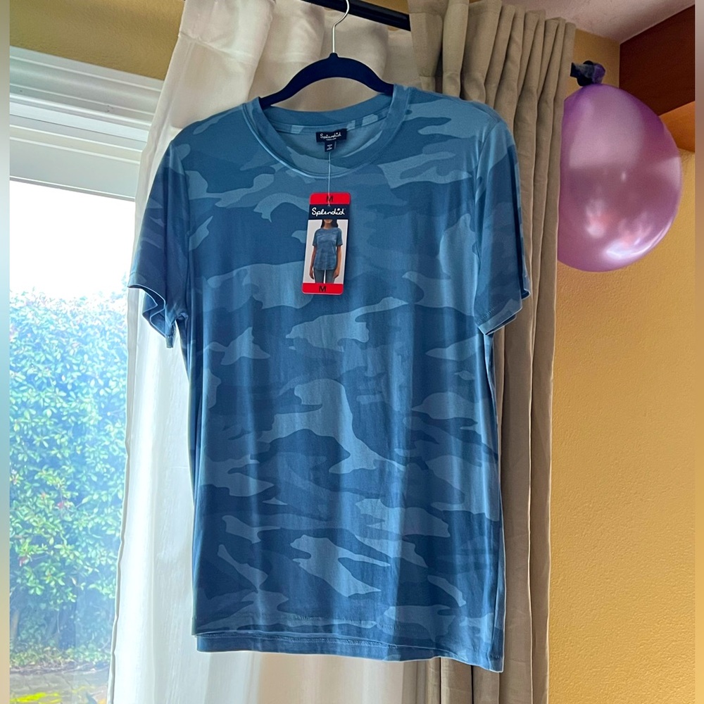 Splendid cotton modal short sleeve shirt NWT